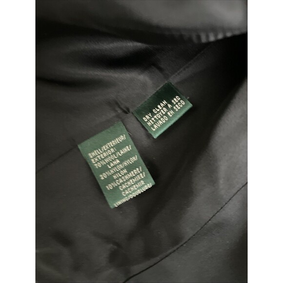 EUC Lauren Ralph Lauren vintage Wool Cashmere plaid Tartan Blazer Jacket Sz 6 - Picture 8 of 10